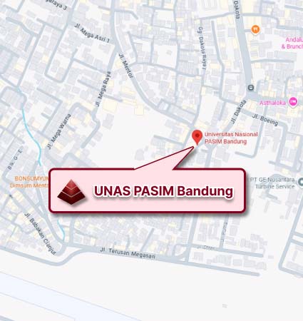 Lokasi Kampus (Google Map) UNAS PASIM Nomor